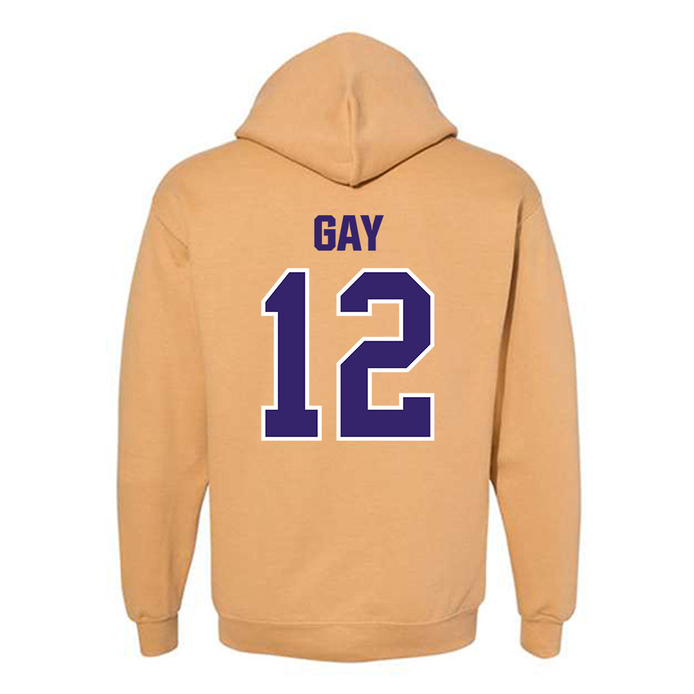 Washington - NCAA Men's Soccer : Carter Gay - Classic Shersey Hooded Sweatshirt-1