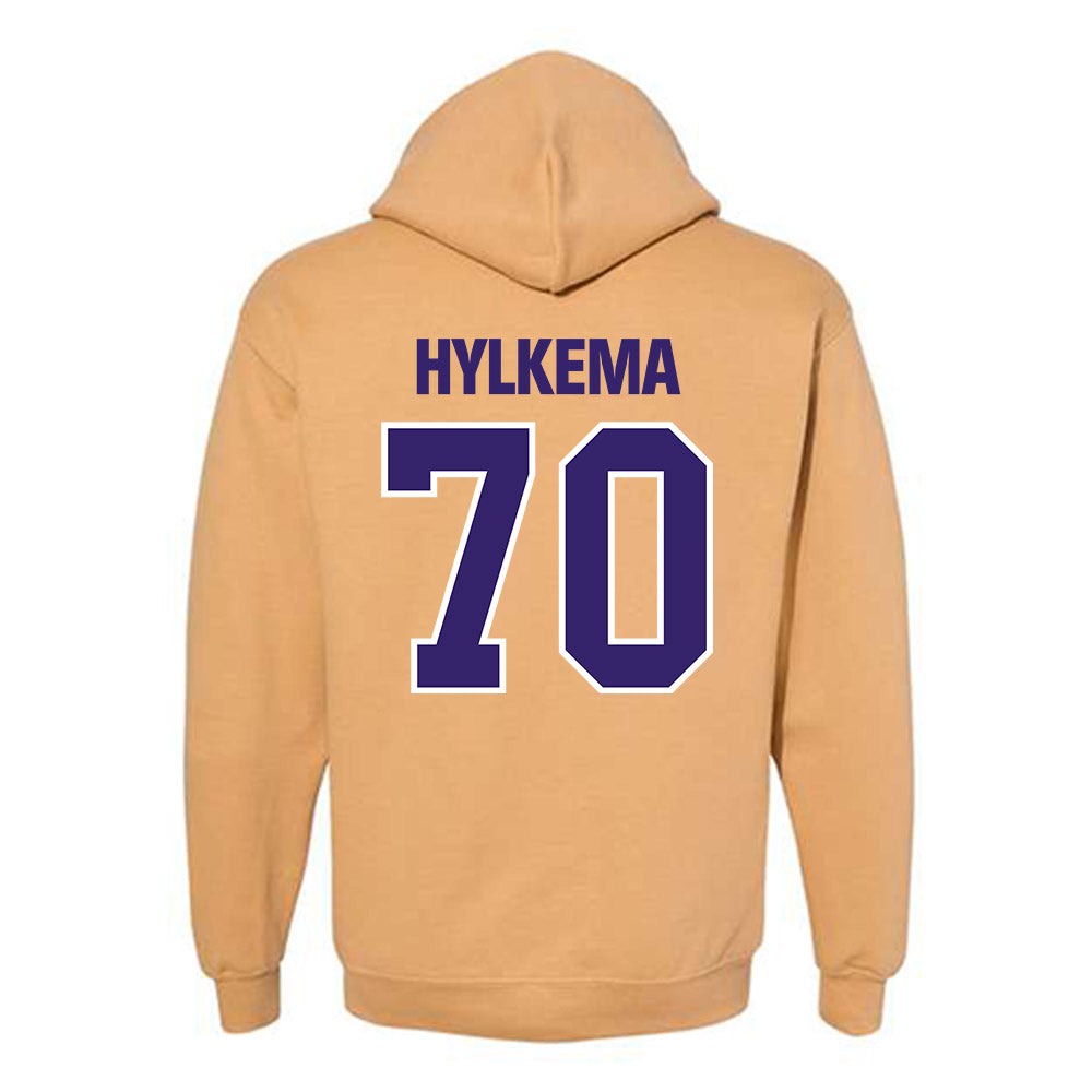 Washington - NCAA Football : Justin Hylkema - Classic Shersey Hooded Sweatshirt-1