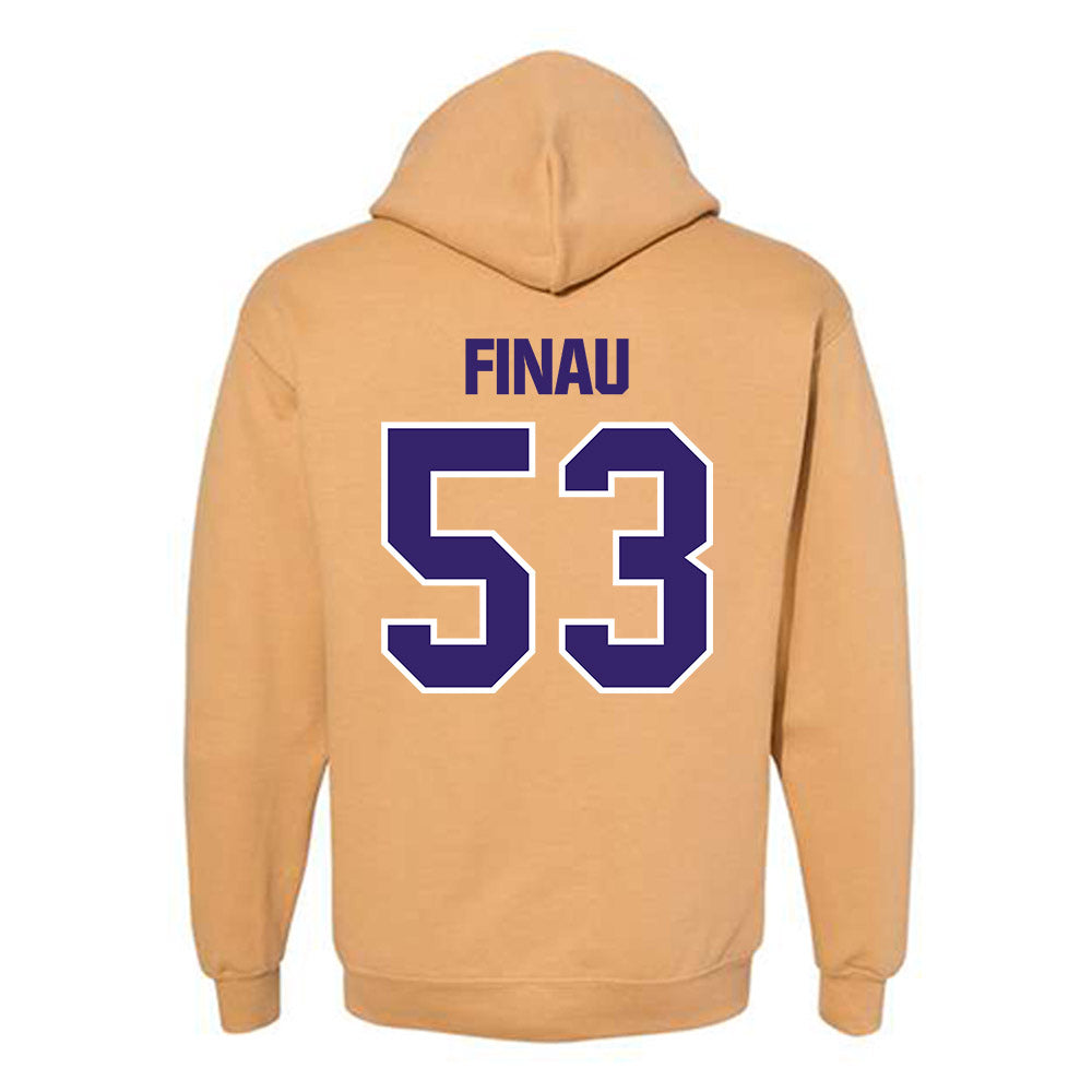Washington - NCAA Football : Paki Finau - Classic Shersey Hooded Sweatshirt-1