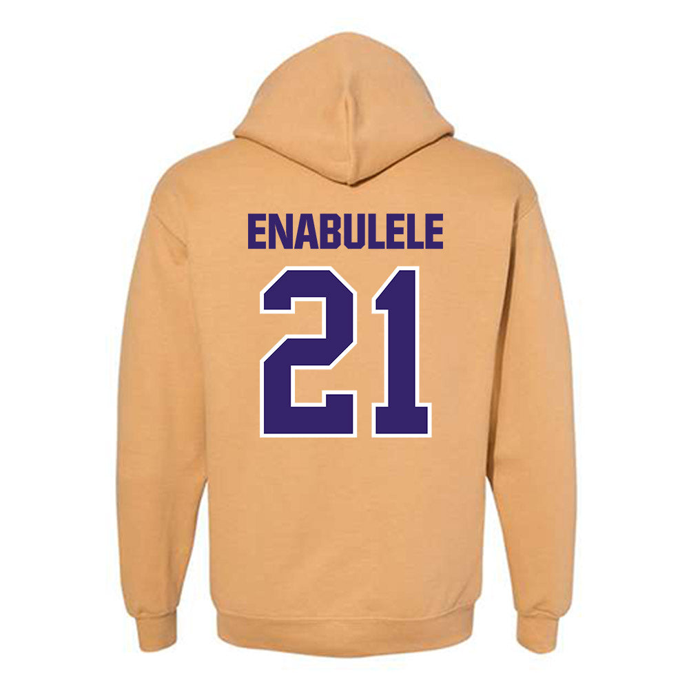Washington - NCAA Men's Soccer : Osato Enabulele - Classic Shersey Hooded Sweatshirt-1