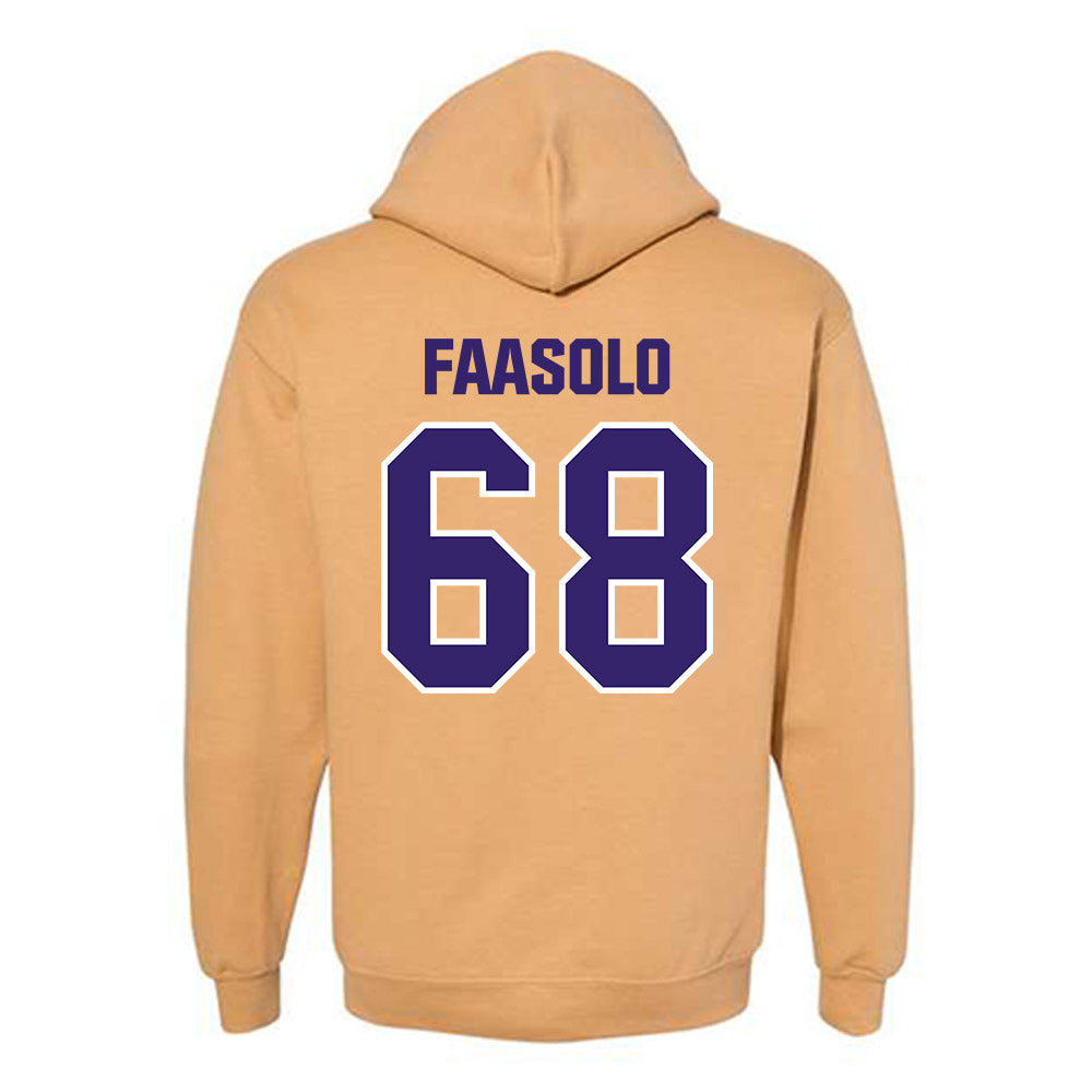 Washington - NCAA Football : Soane Faasolo - Classic Shersey Hooded Sweatshirt-1