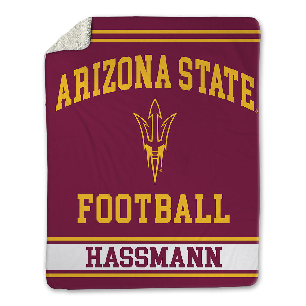 Arizona State - NCAA Football : Harry Hassmann - Blanket-0