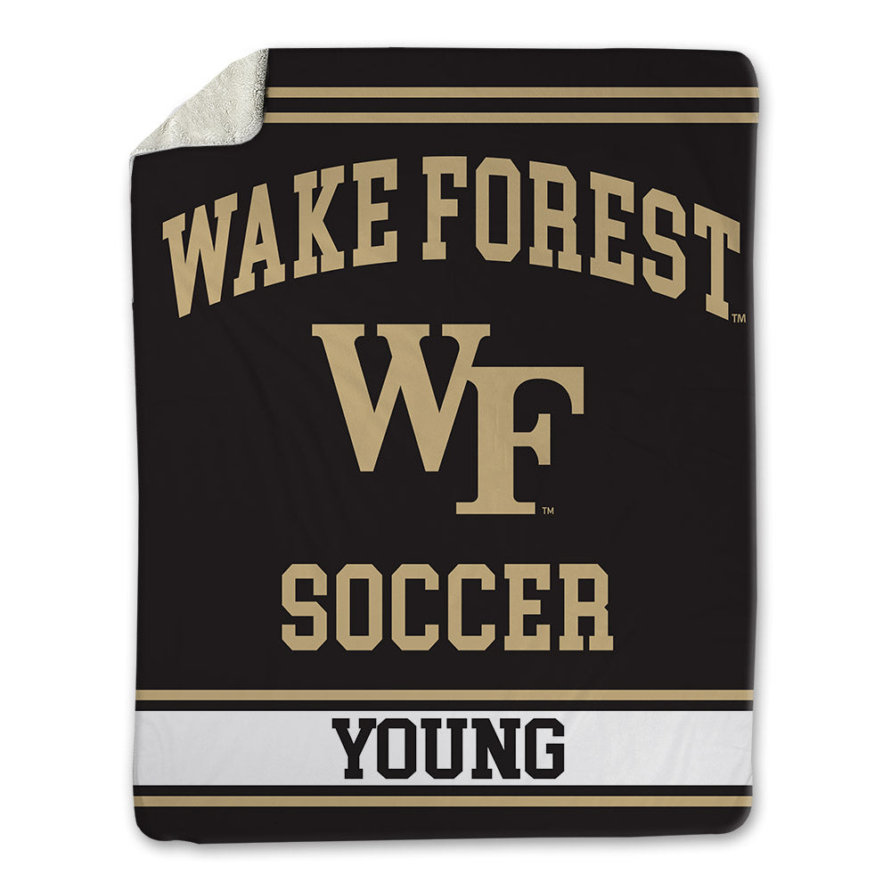 Wake Forest - NCAA Men's Soccer : Chandler Young - Blanket-0