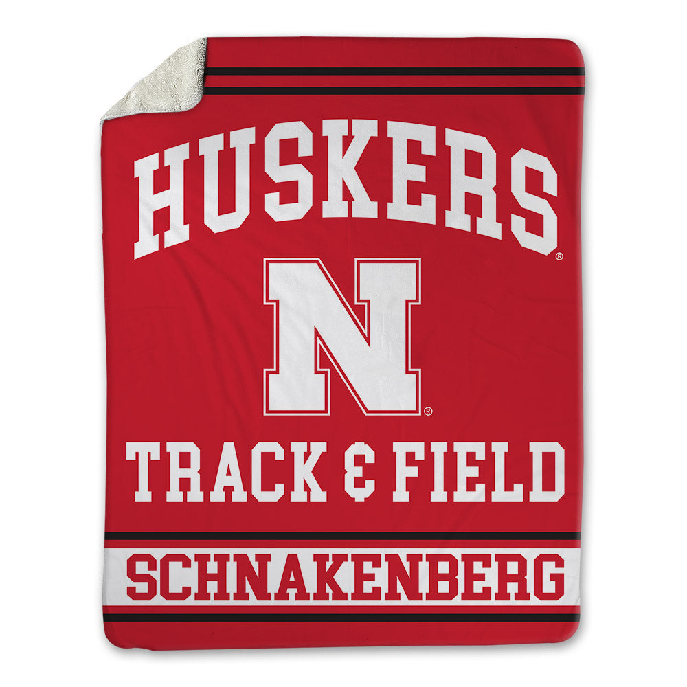 Nebraska - NCAA Men's Track & Field : Seth Schnakenberg - Blanket Blanket-0