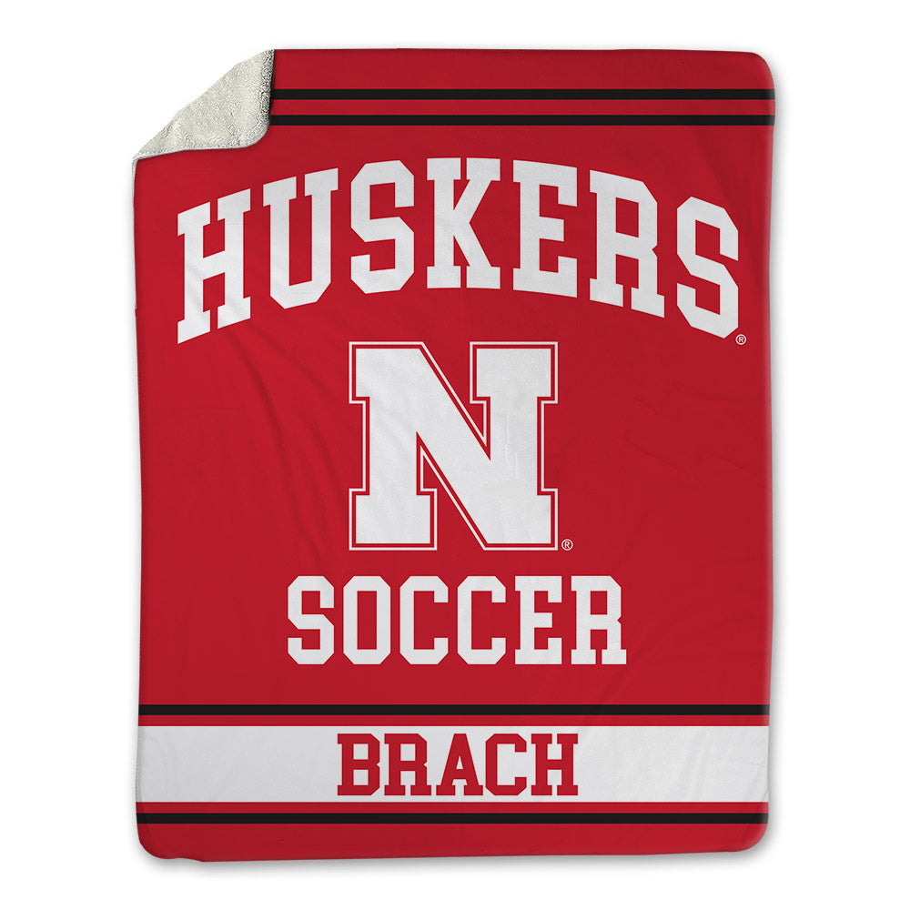 Nebraska - NCAA Women's Soccer : Mila Brach - Blanket Blanket-0