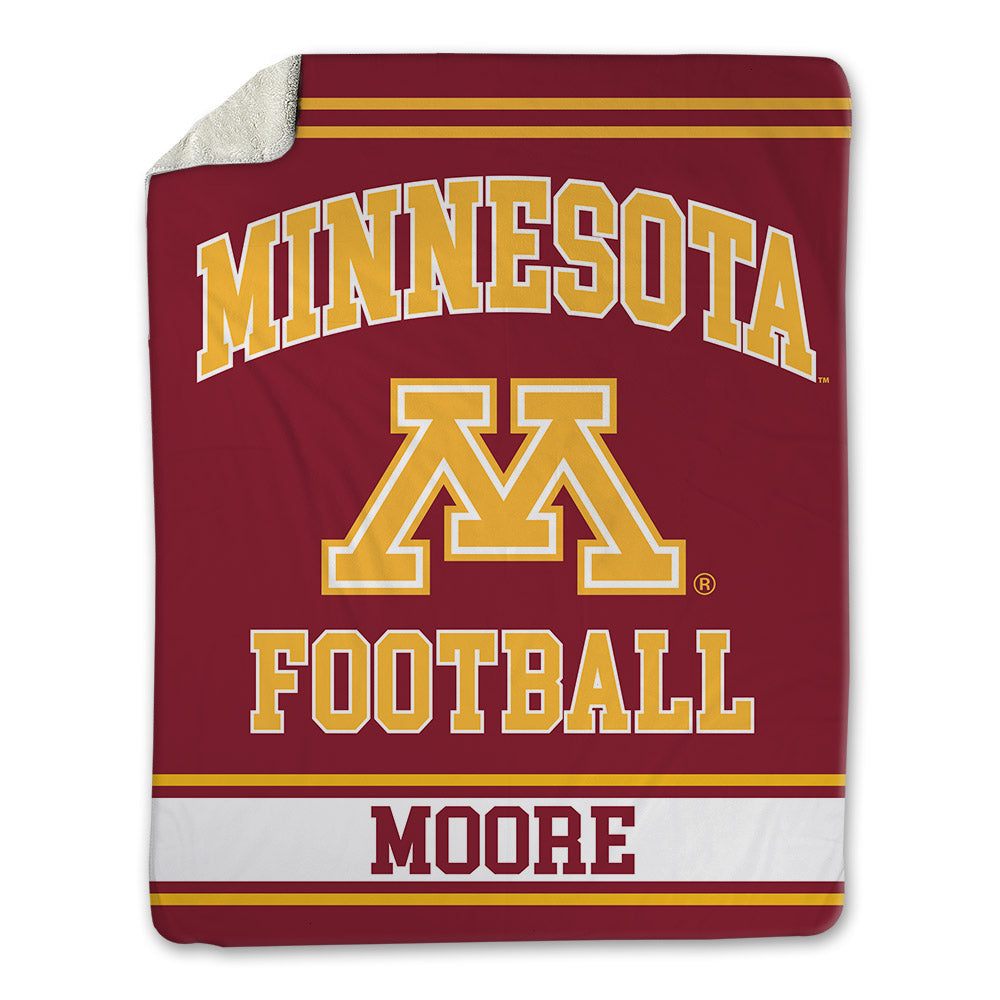 Minnesota - NCAA Football : Hayden Moore - Blanket-0