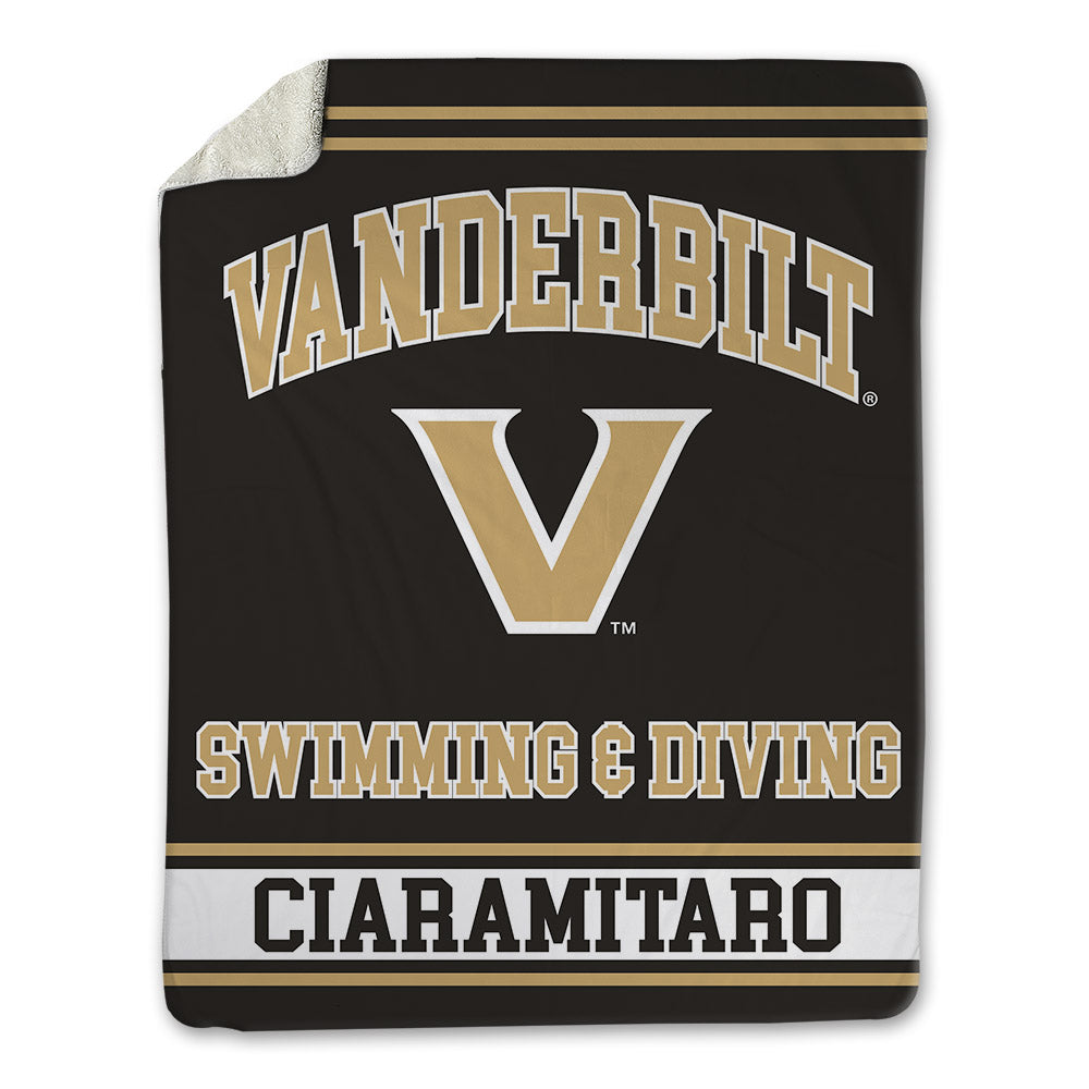 Vanderbilt - NCAA Women's Swimming & Diving : Grace Ciaramitaro - Blanket-0