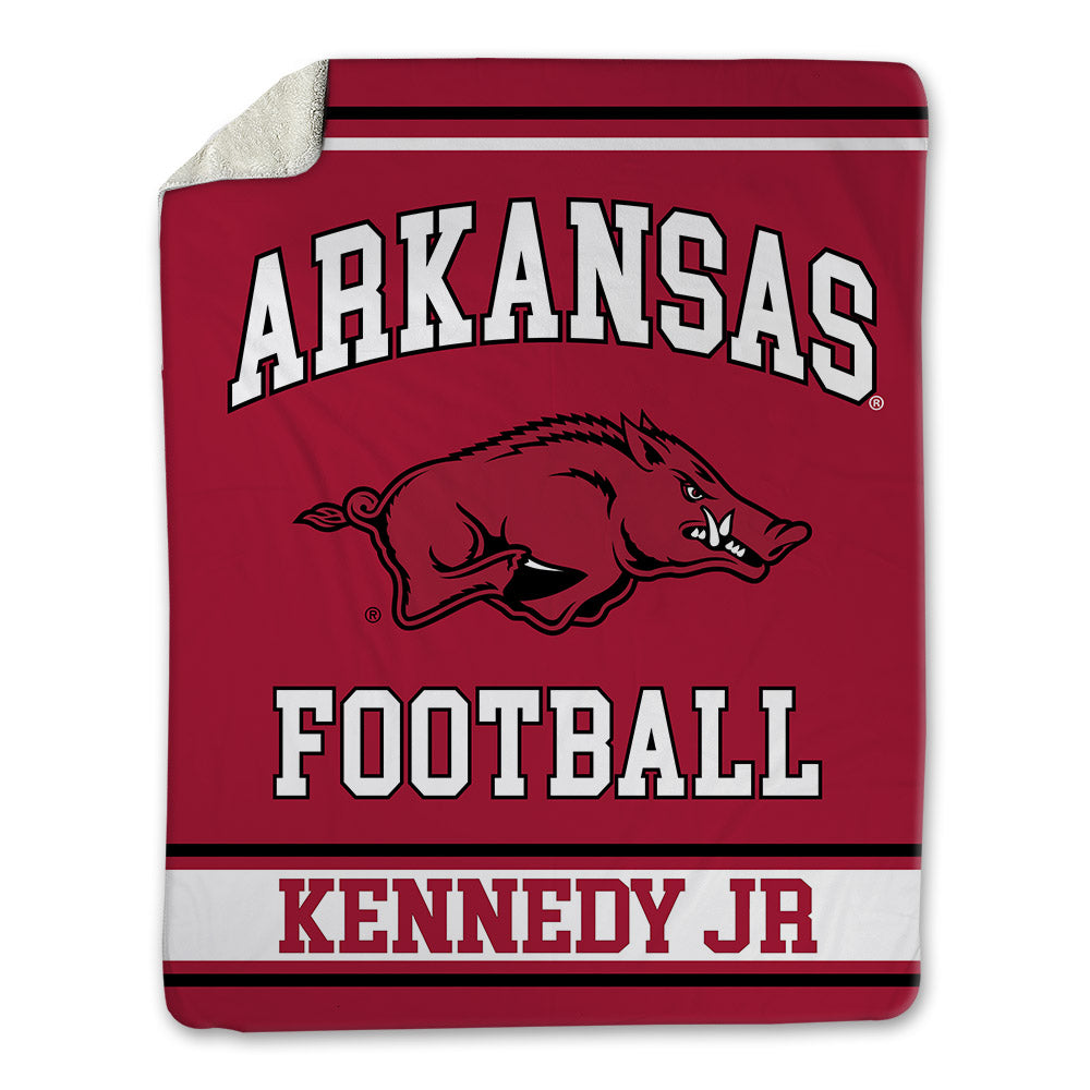 Arkansas - NCAA Football : Anthony Kennedy jr - Blanket-0