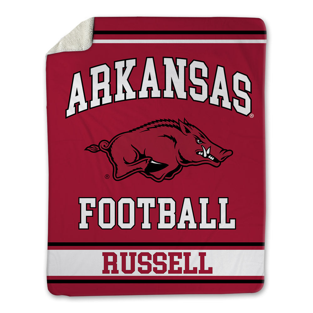 Arkansas - NCAA Football : Braylen Russell - Blanket-0