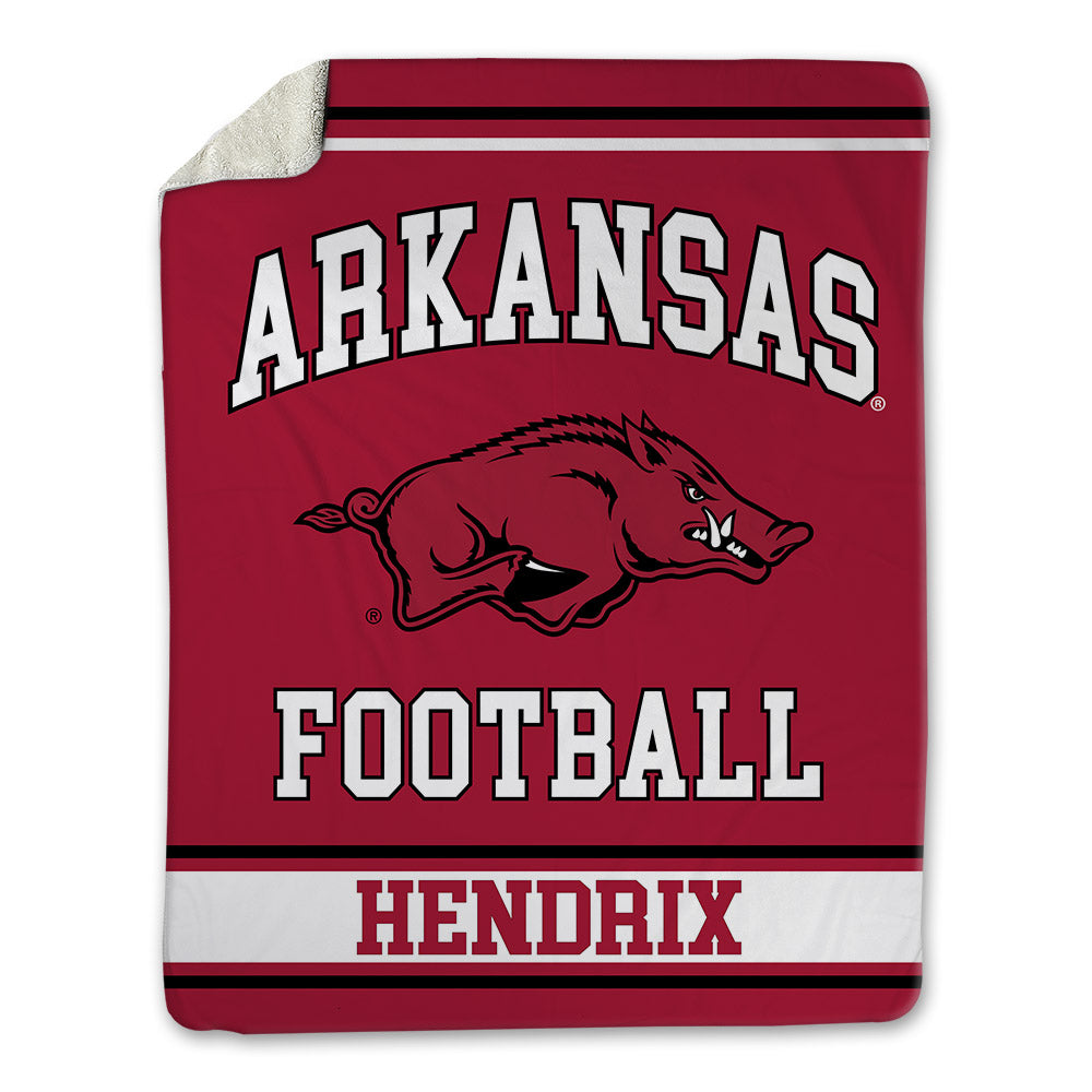 Arkansas - NCAA Football : Hutson Hendrix - Blanket-0