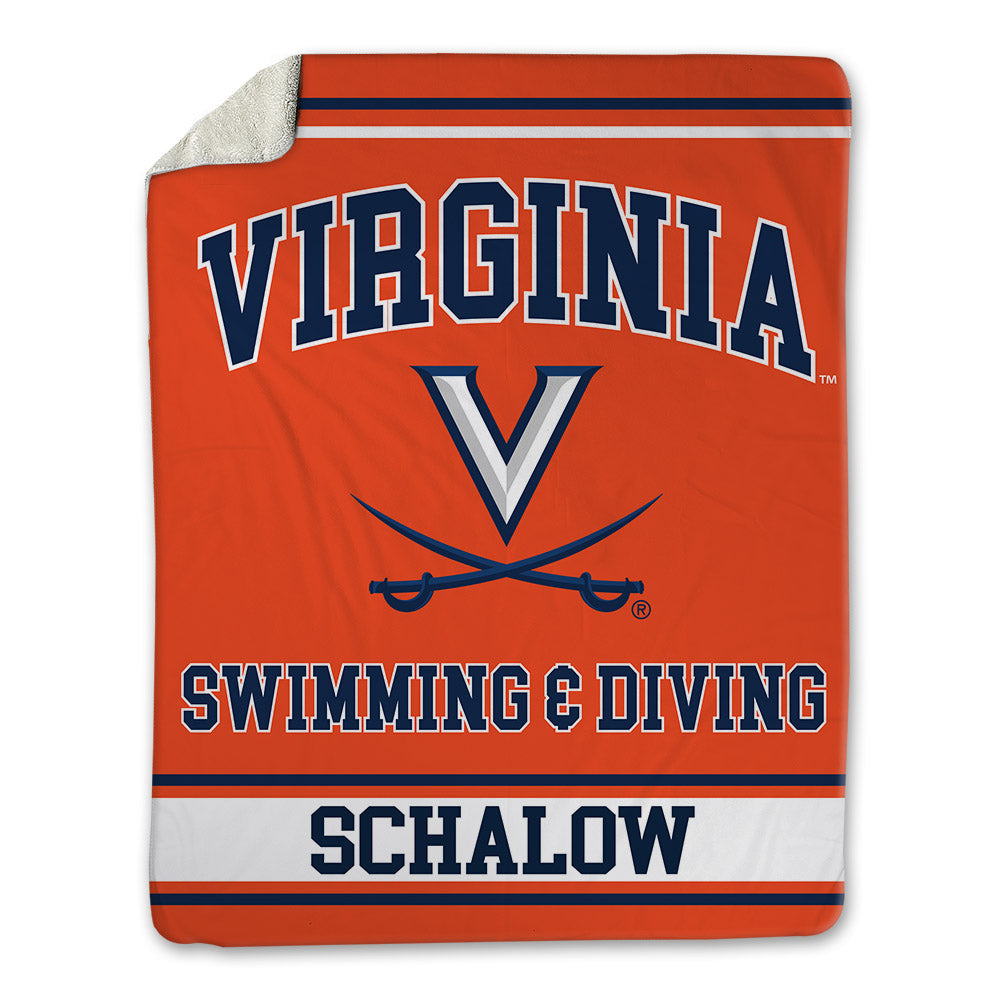 Virginia - NCAA Women's Swimming & Diving : Maggie Schalow - Blanket-0