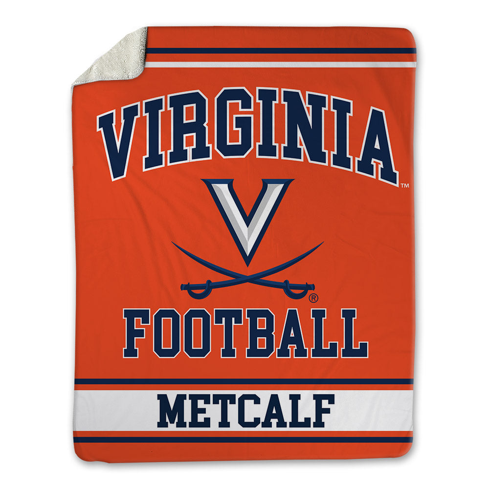 Virginia - NCAA Football : Drake Metcalf - Blanket-0
