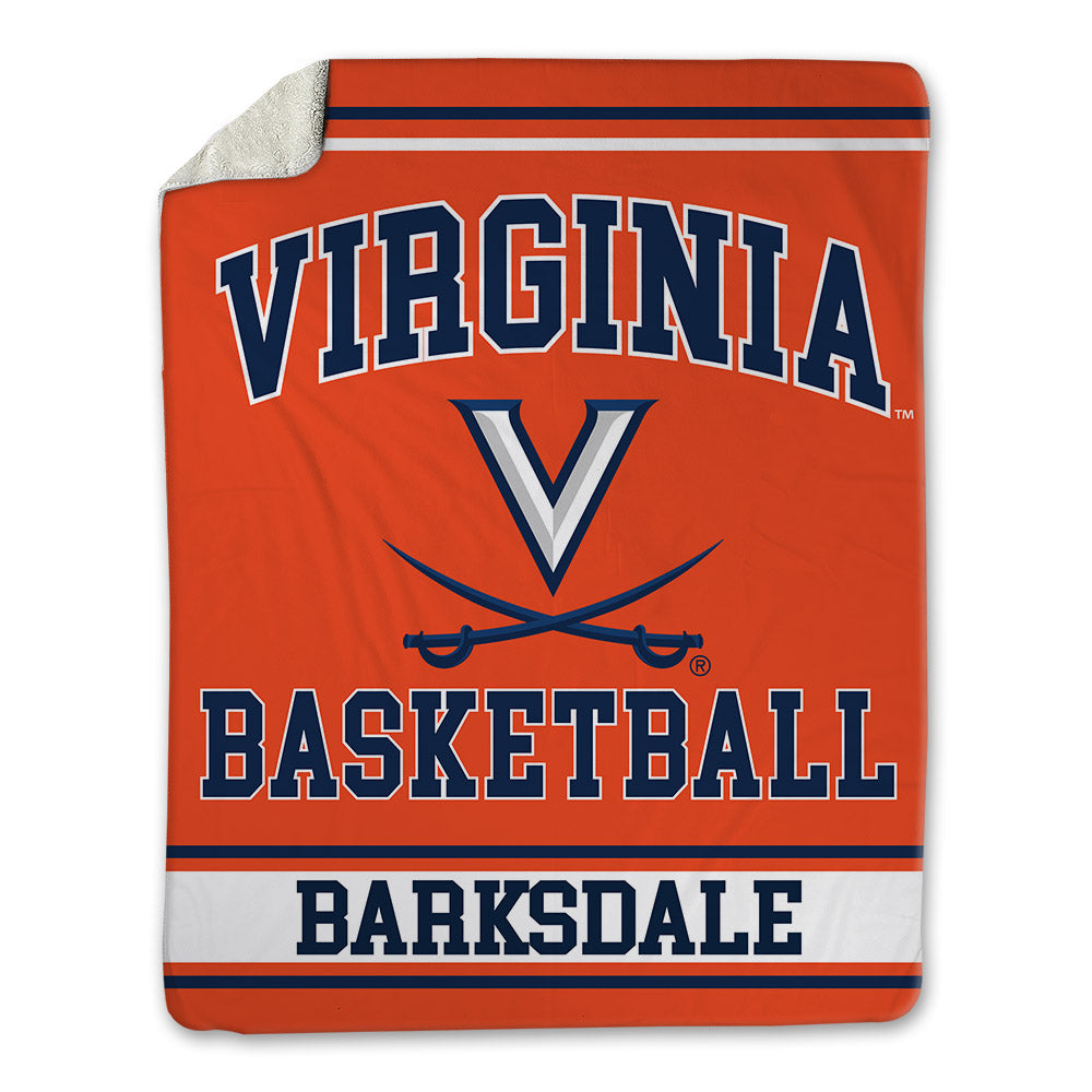 Virginia - NCAA Men's Basketball : Silas Barksdale - Blanket-0