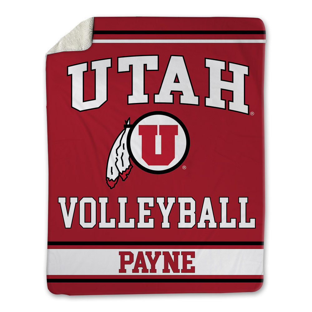 Utah - NCAA Women's Volleyball : McKenna Payne - Blanket-0
