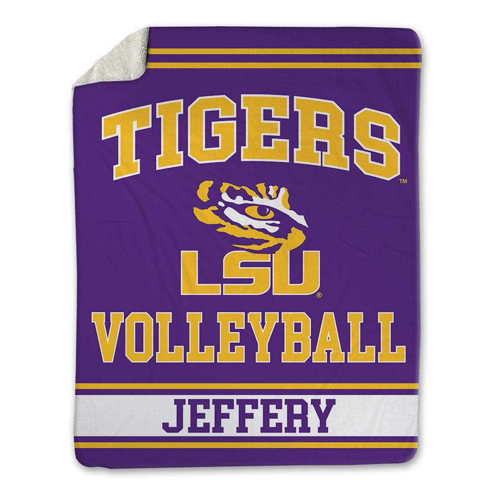 LSU - NCAA Women's Volleyball : Camryn Jeffery - Blanket-0