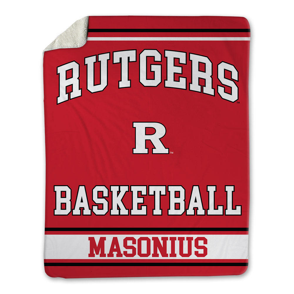 Rutgers - NCAA Women's Basketball : Hope Masonius - Blanket-0
