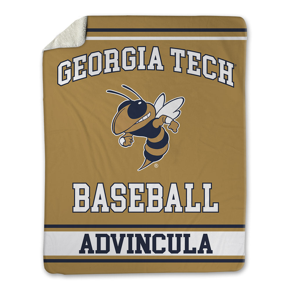 Georgia Tech - NCAA Baseball : Jarren Advincula - Blanket-0