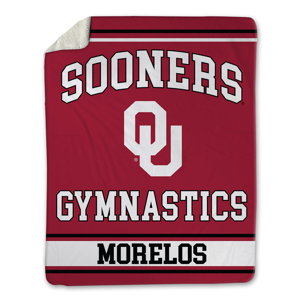 Oklahoma - NCAA Men's Gymnastics : Max Morelos - Blanket-0
