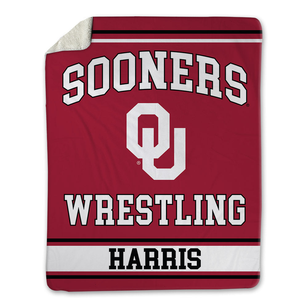Oklahoma - NCAA Wrestling : Anthony Harris - Blanket-0