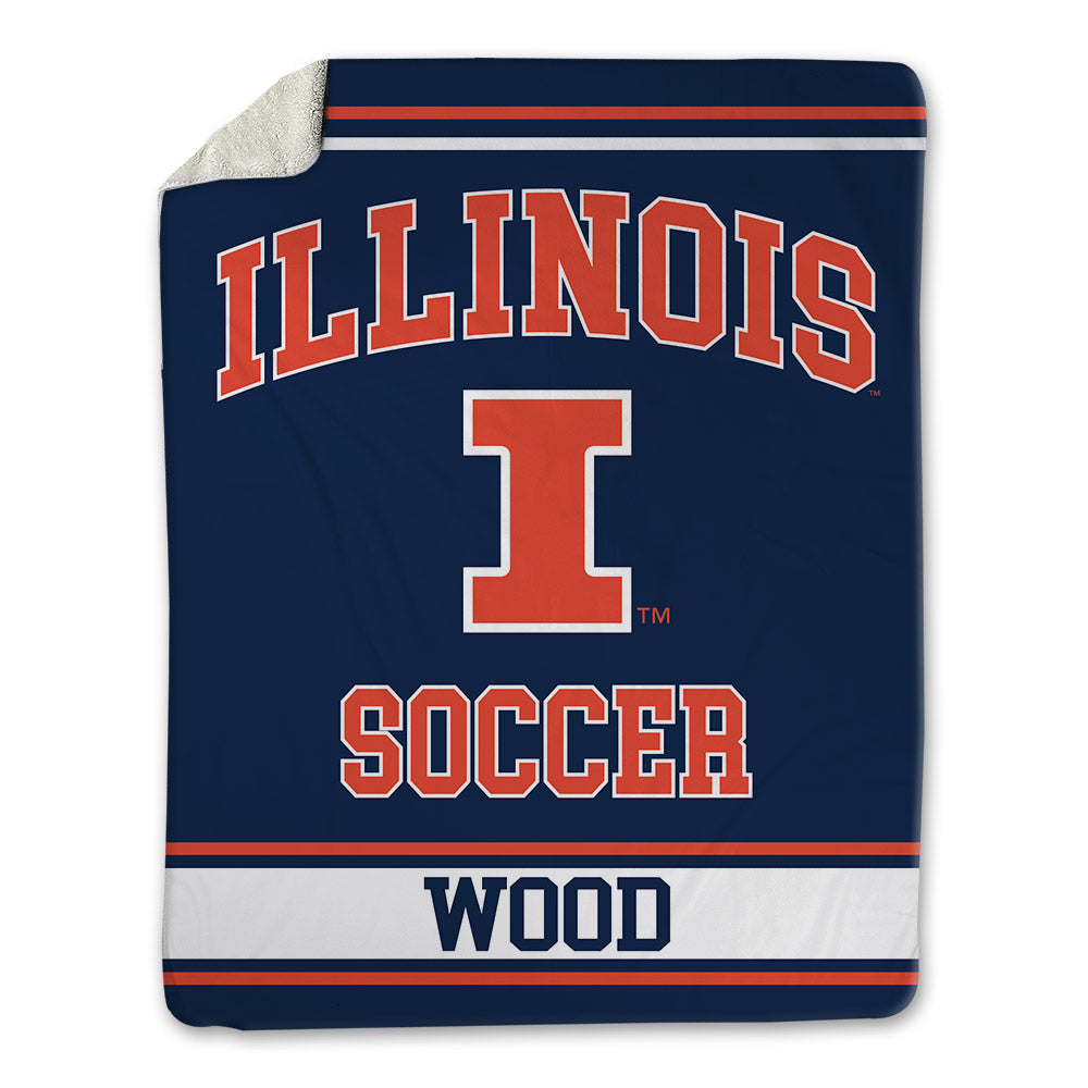 Illinois - NCAA Women's Soccer : Ryleigh Wood - Blanket-0