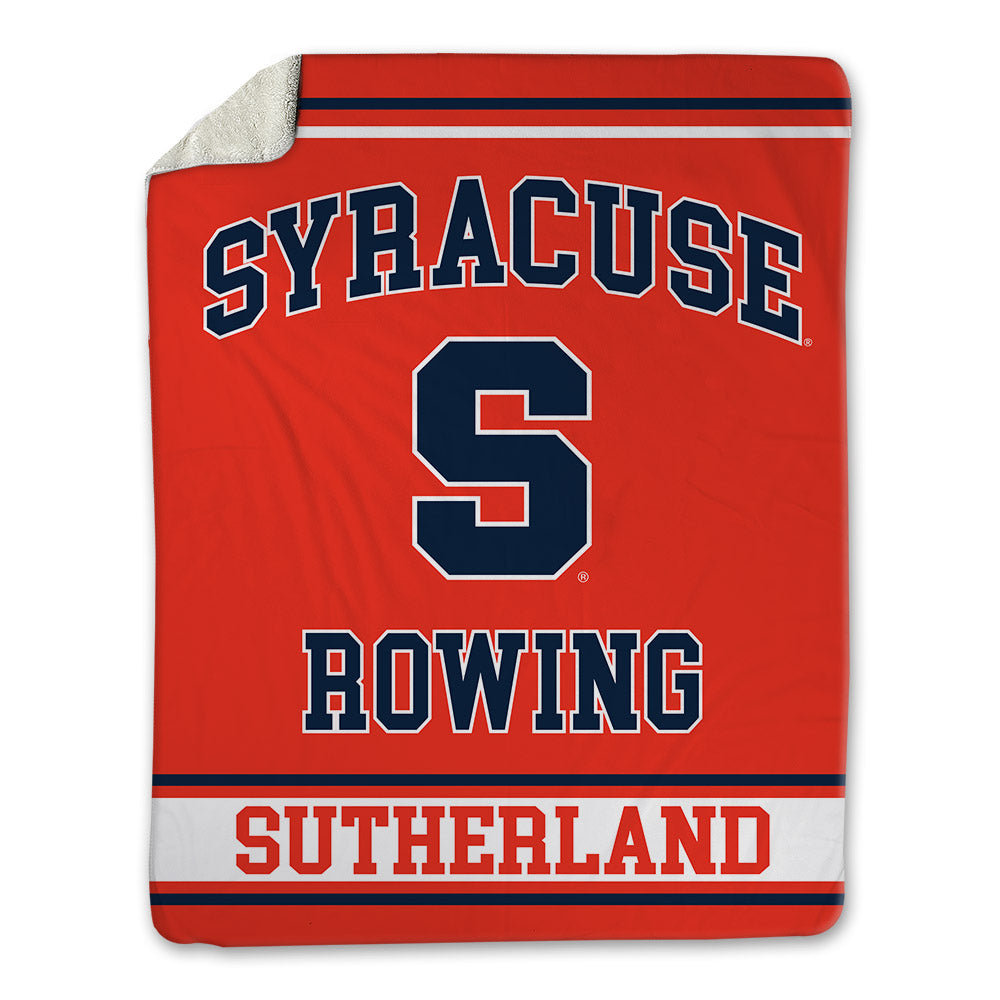 Syracuse - NCAA Men's Rowing : Ian Sutherland - Blanket-0