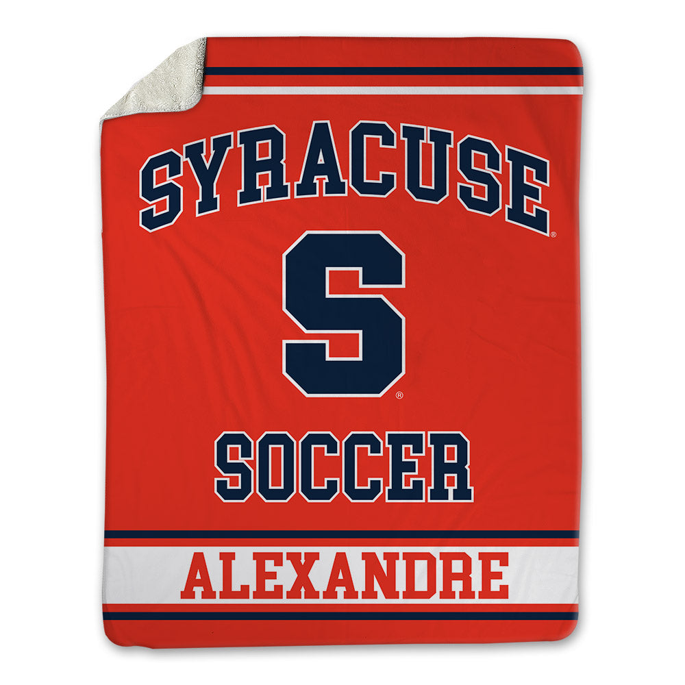Syracuse - NCAA Men's Soccer : Guesly Alexandre - Blanket-0