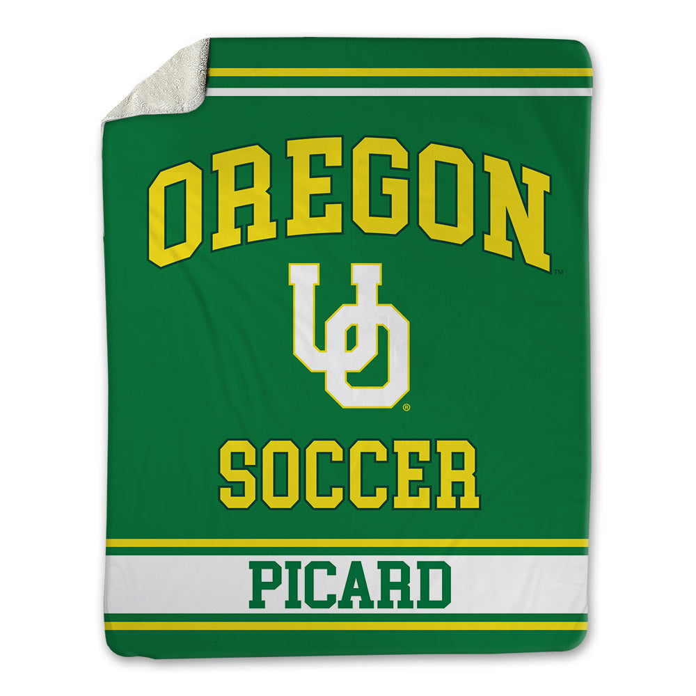 Oregon - NCAA Women's Soccer : Elise Picard - Blanket-0