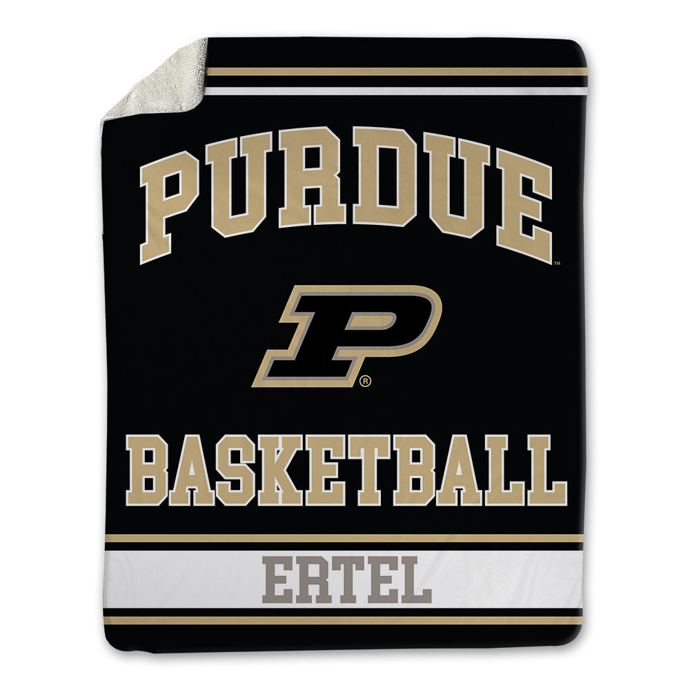 Purdue - NCAA Men's Basketball : Luke Ertel - Blanket-0
