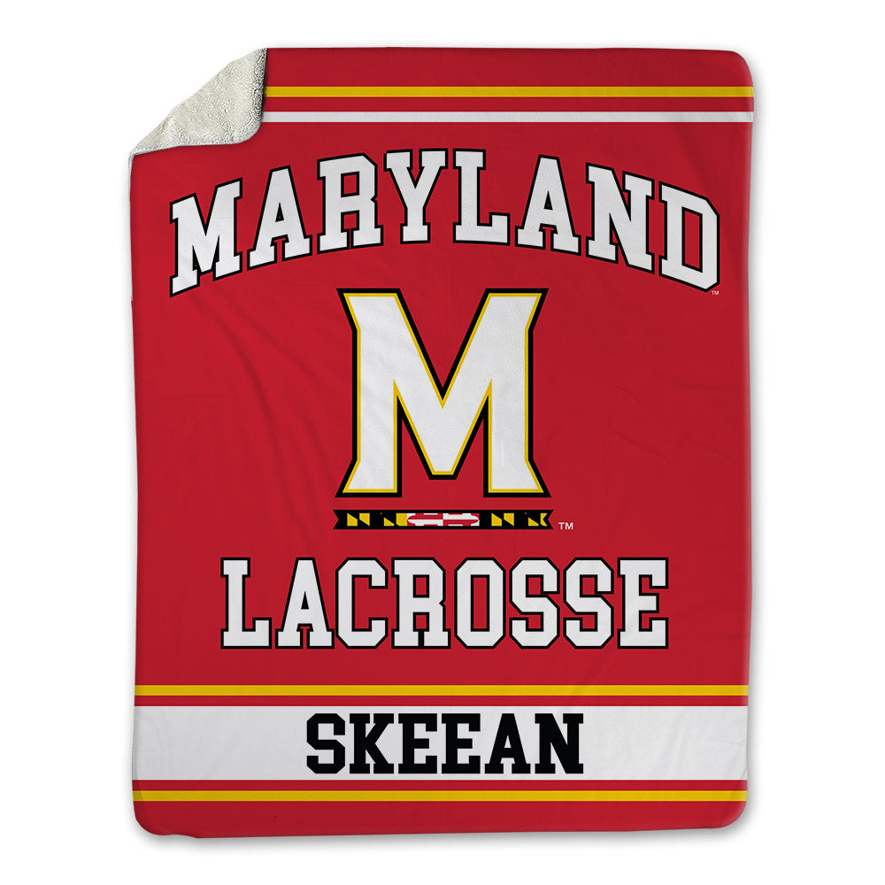 Maryland - NCAA Men's Lacrosse : Oliver Skeean - Blanket-0