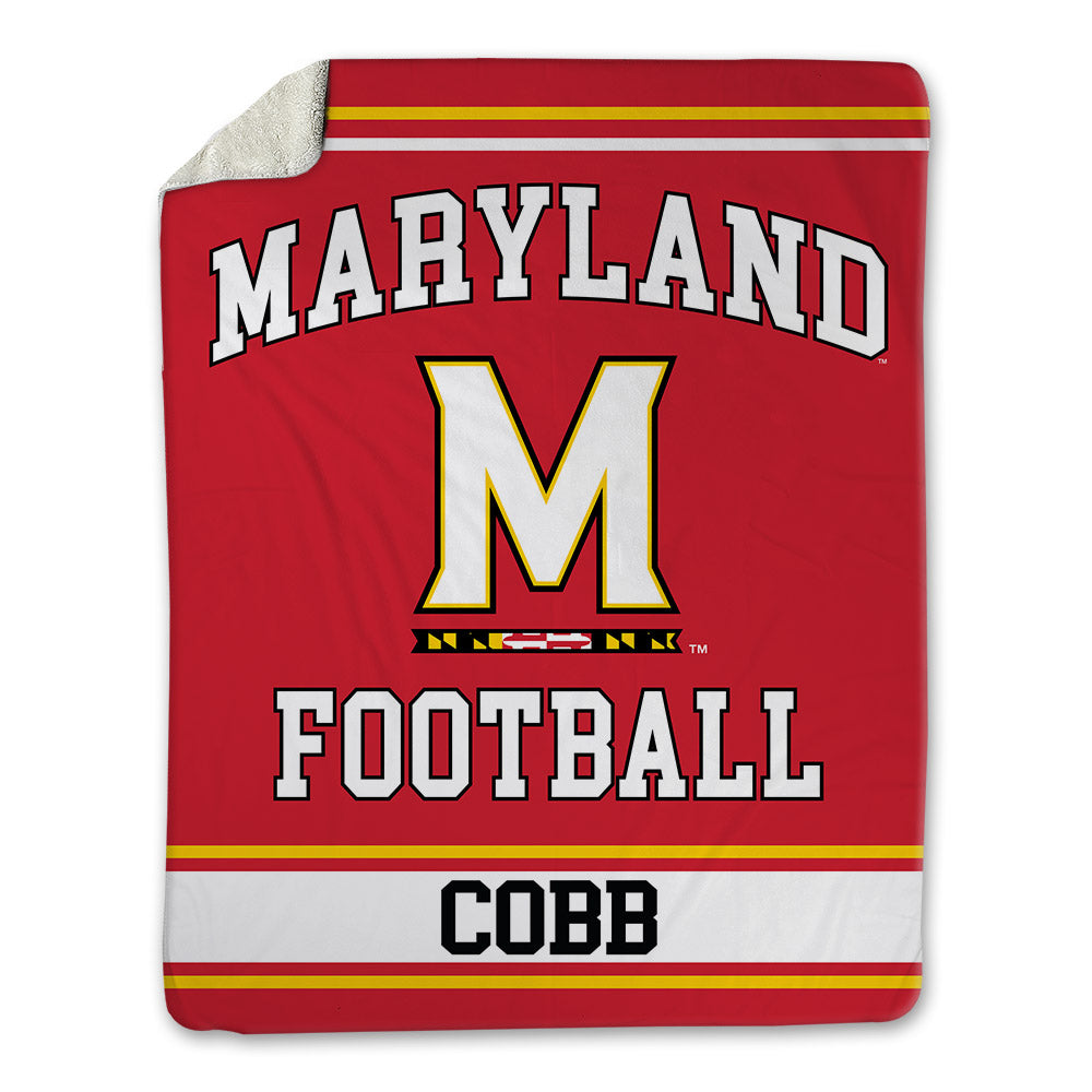 Maryland - NCAA Football : Zahir Cobb - Blanket-0