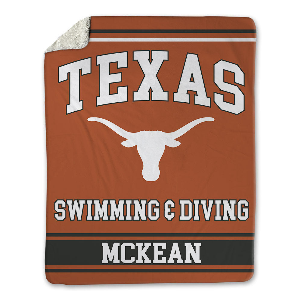 Texas - NCAA Men's Swimming & Diving : Campbell McKean - Blanket-0