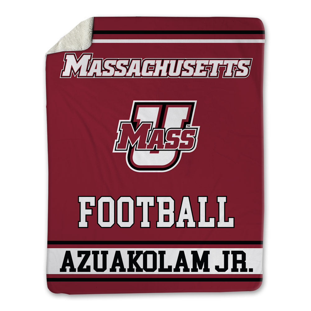 UMass - NCAA Football : Anochie Azuakolam Jr. - Blanket-0