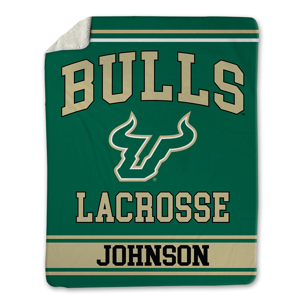 USF - NCAA Women's Lacrosse : Kalina "KJ" Johnson - Blanket-0