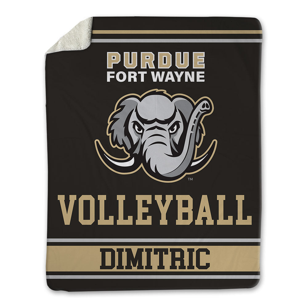 PFW - NCAA Women's Volleyball : Miona Dimitric - Blanket-0