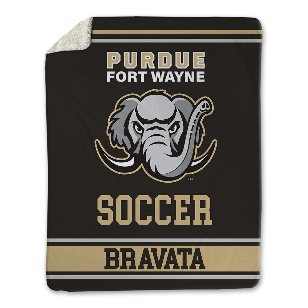 PFW - NCAA Women's Soccer : Madelyn Bravata - Blanket-0