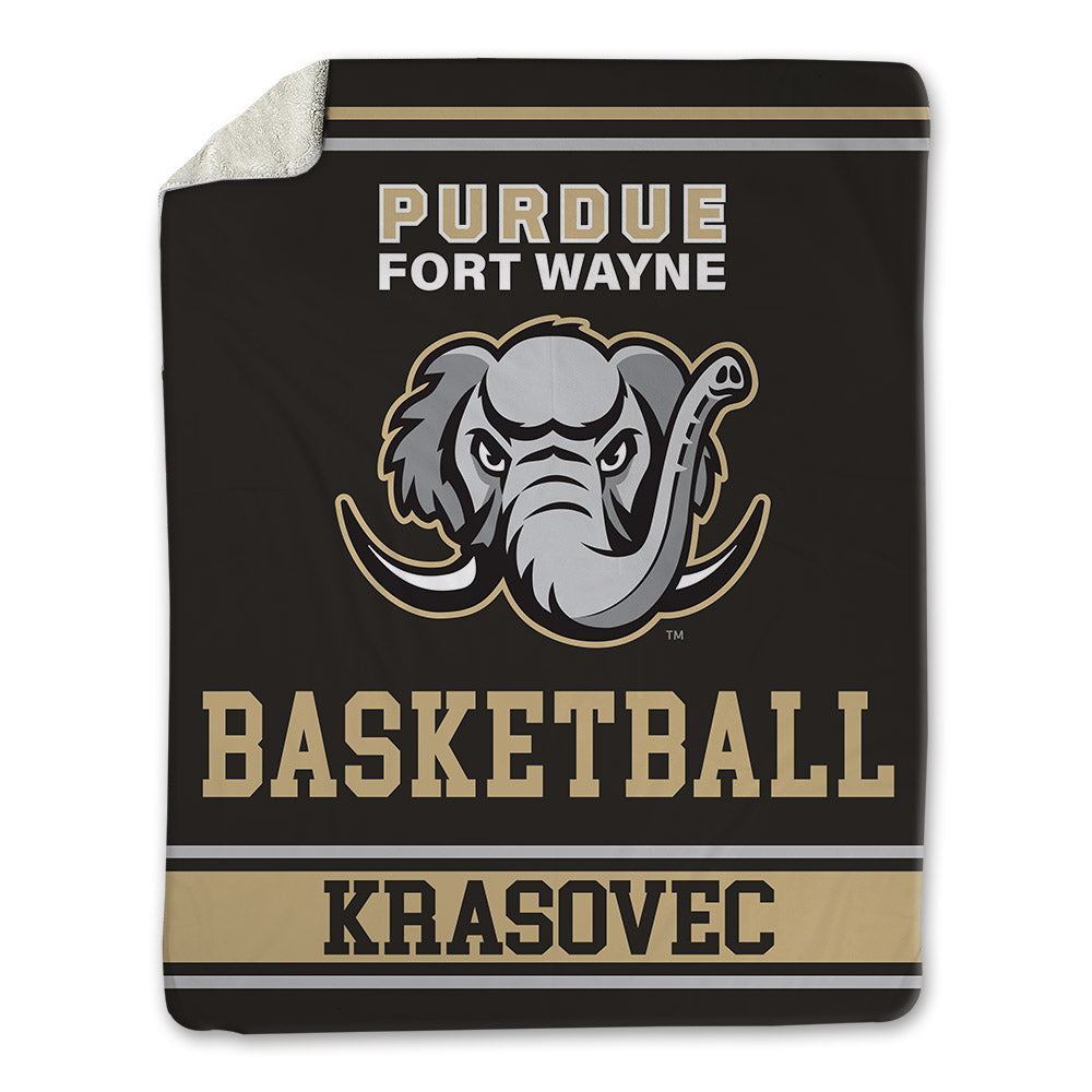 PFW - NCAA Women's Basketball : Lili Krasovec - Blanket-0