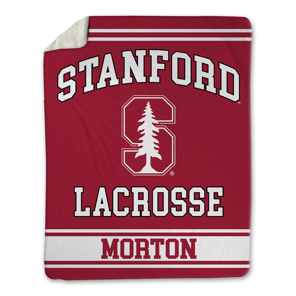 Stanford - NCAA Women's Lacrosse : Ella Morton - Blanket-0