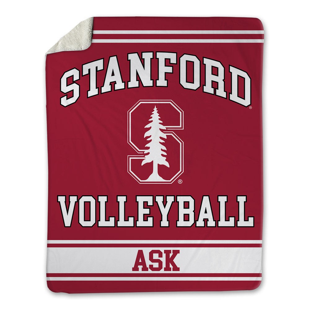 Stanford - NCAA Men's Volleyball : Erik Ask - Blanket-0