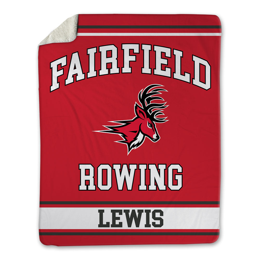 Fairfield - NCAA Women's Rowing : Scout Lewis - Blanket-0