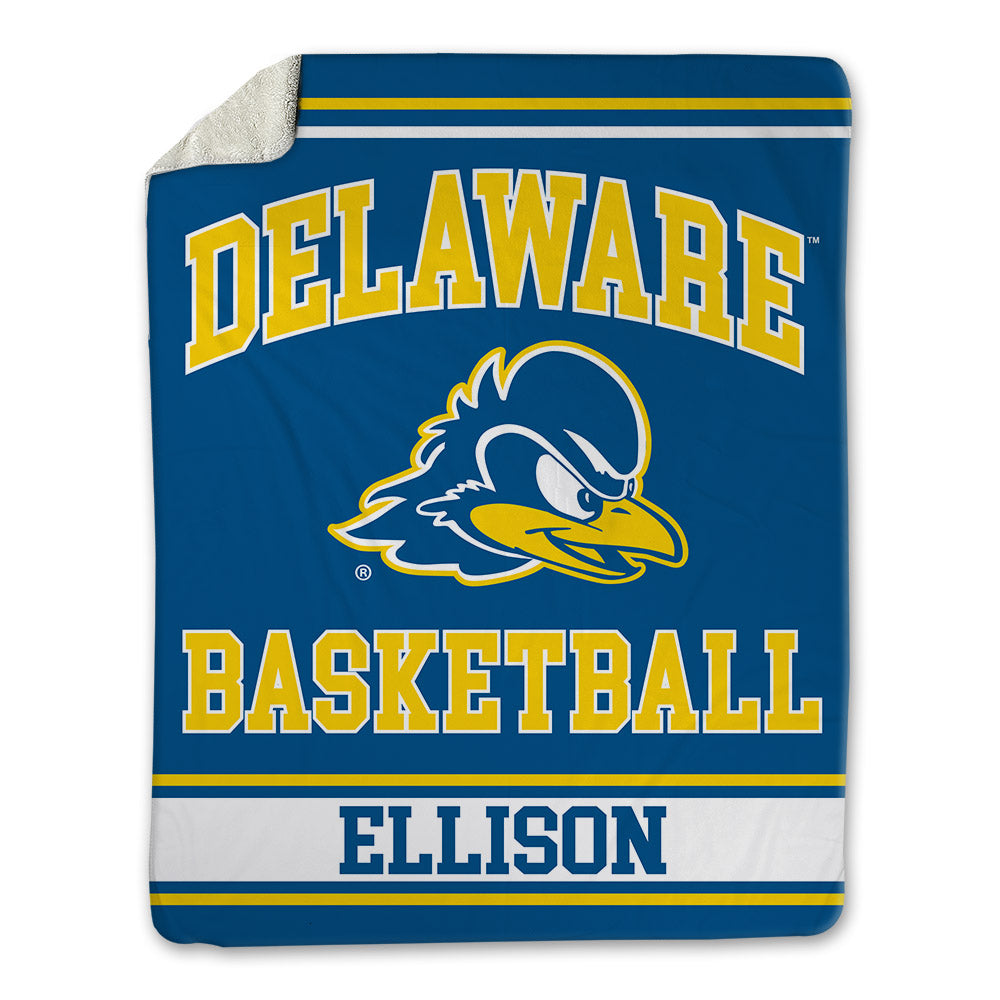 Delaware - NCAA Men's Basketball : Mason Ellison - Blanket-0