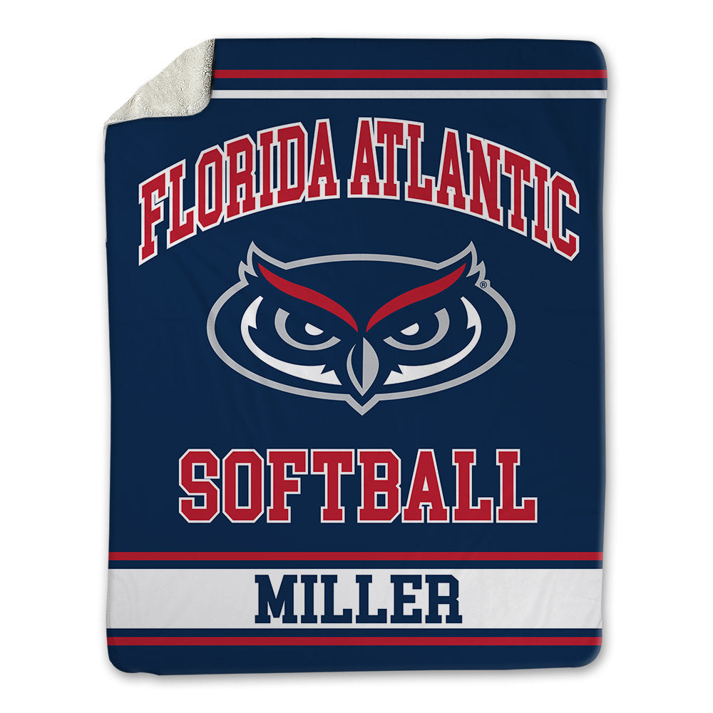 FAU - NCAA Softball : Paige Miller - Blanket-0