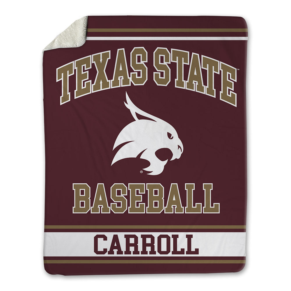 Texas State - NCAA Baseball : Coll Carroll - Blanket-0