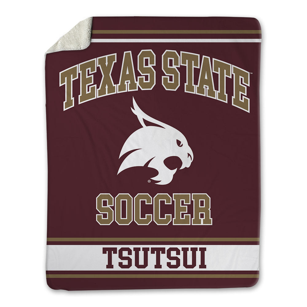 Texas State - NCAA Women's Soccer : Matsuri Tsutsui - Blanket-0