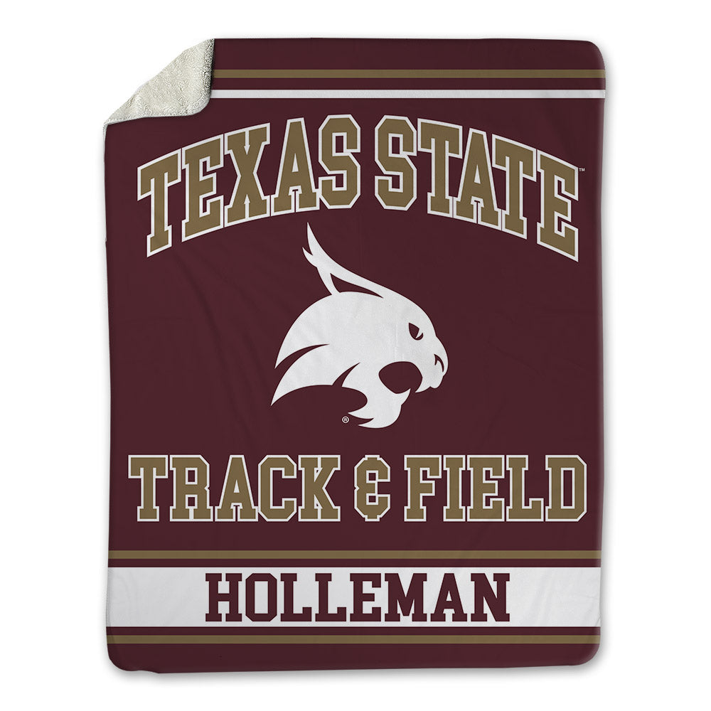 Texas State - NCAA Women's Track & Field : Kaurie Holleman - Blanket-0