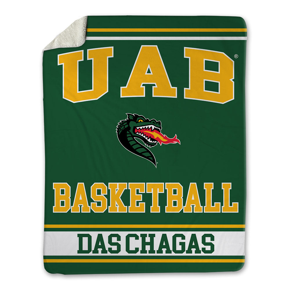 UAB - NCAA Men's Basketball : Joao Das Chagas - Blanket-0