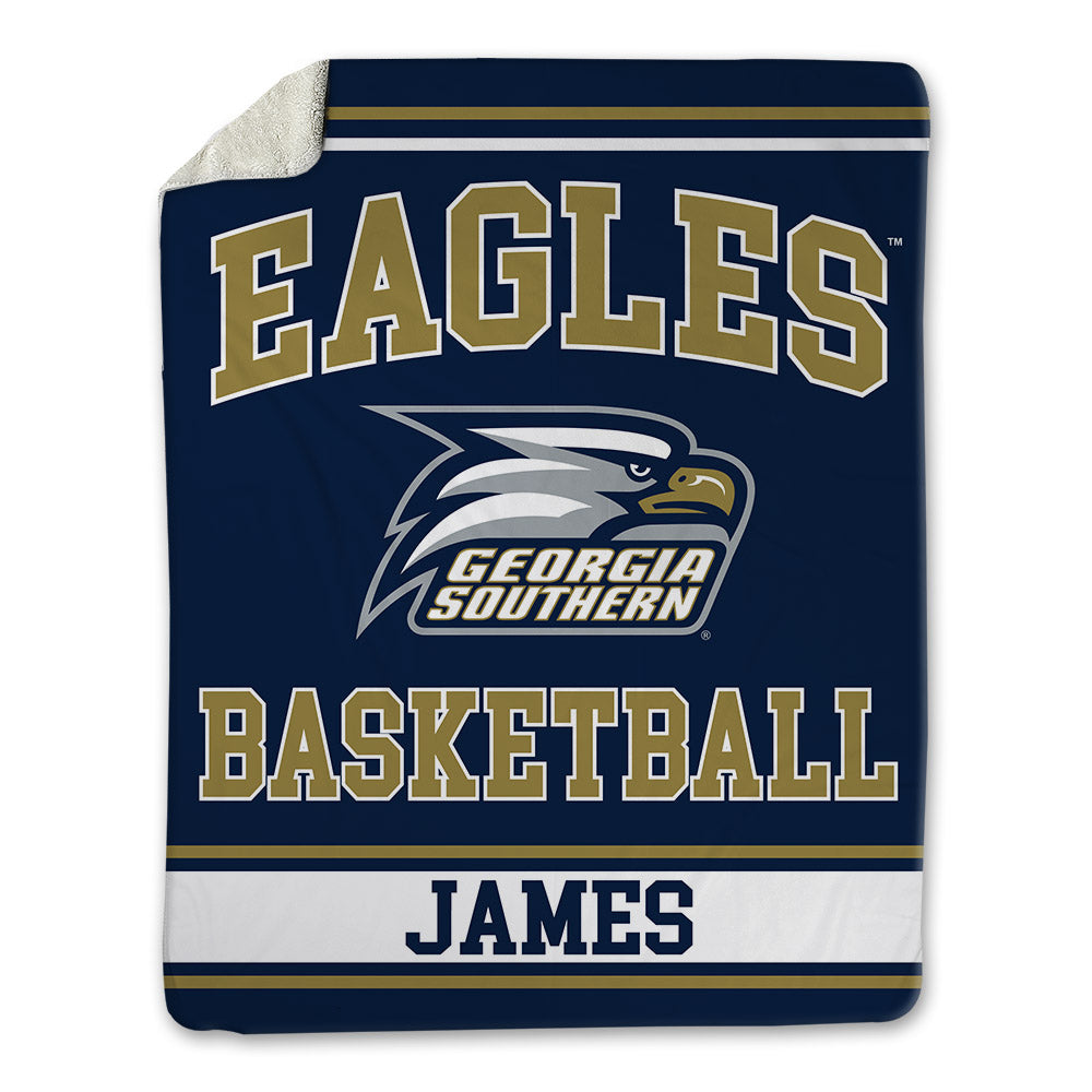 Georgia Southern - NCAA Men's Basketball : Elton James - Blanket-0