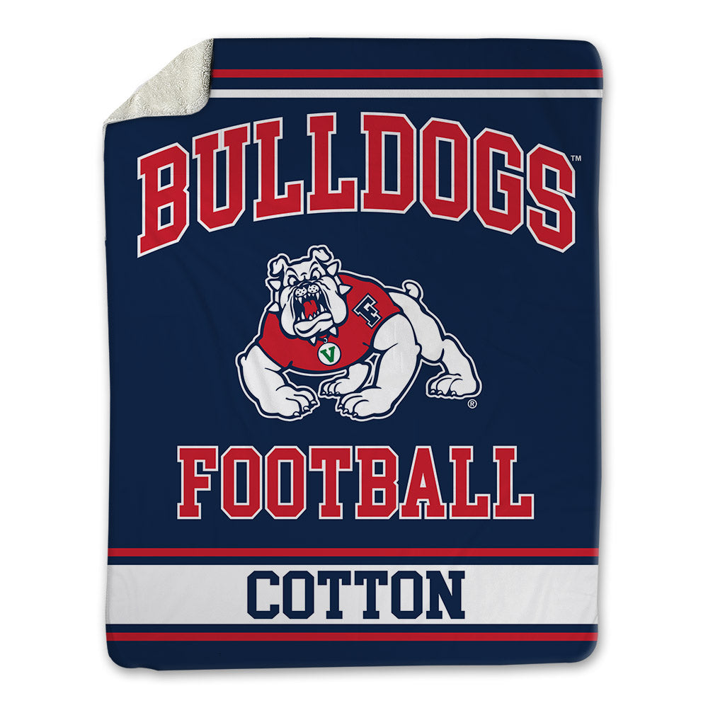 Fresno State - NCAA Football : Keynan Cotton - Blanket-0