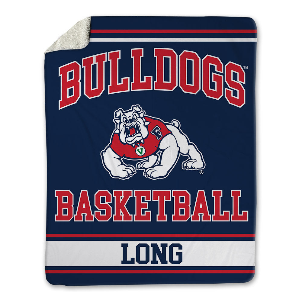 Fresno State - NCAA Women's Basketball : Emilia Long - Blanket-0