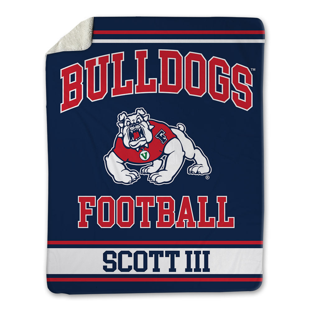 Fresno State - NCAA Football : Steven Scott III - Blanket-0
