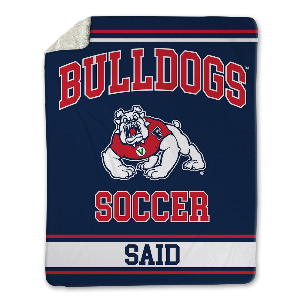 Fresno State - NCAA Women's Soccer : Jinan Said - Blanket-0